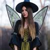 Dress Up Angel Wings for Girls Sparkling Butterfly Costume Wings Fairy Wings for Adults Kids