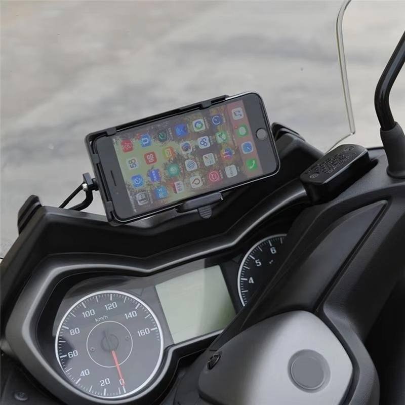 New Arrival Motorcycle Front Phone Stand Holder Phone GPS Navigaton Plate Bracket For XMAX 125 250 300 400 XMAX300 Xmax25