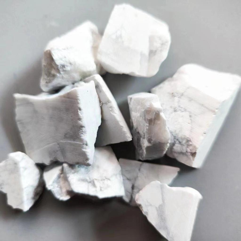 Natural Decor Howlite Rough Raw White Turquoise Crystal Decorative Stone Reiki Enhance Your Home Room Decoration Stone