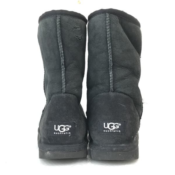 США UGG Классические короткие сапоги из мутона [24.0/Черный] S/N5825 Обувь(ИСПОЛЬЗОВАЛ)