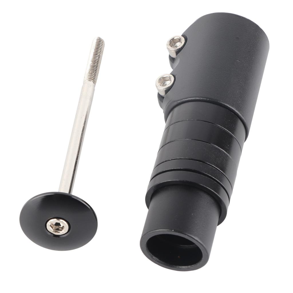 Удлинитель подъема руля для горного велосипеда, алюминиевый сплав, удлинитель труб передней вилки для велосипеда, черный