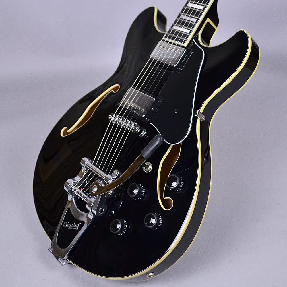 IBANEZ AS103T Black Guitar Shimamura Musical Instruments Original Model Ibanez Semi-acoustic