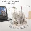 Piececool 3D Puzzle Sagrada Familia Знаменитое архитектурное здание Металлическая нано-головоломка 3D-головоломка из металла Требуется сборка Клей не требуется 6