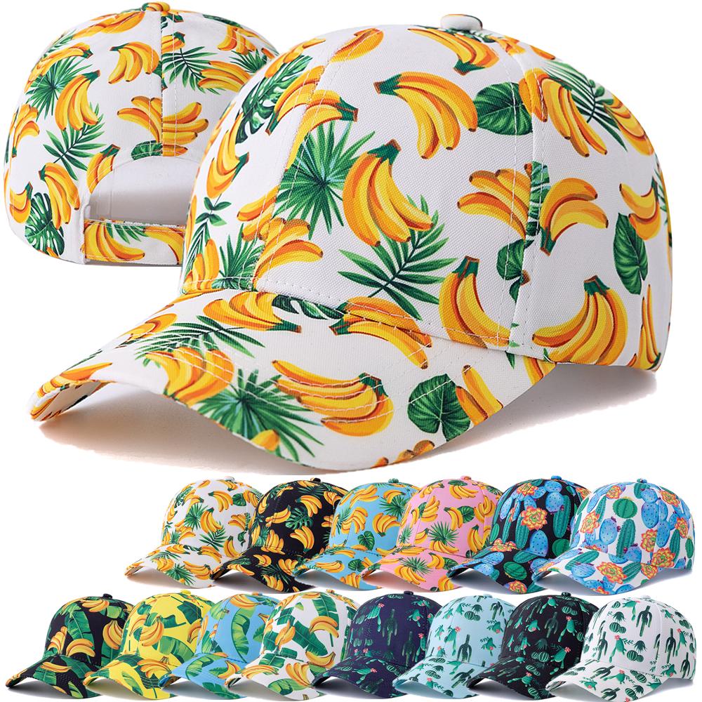 Unisex Summer Baseball Cap Fruit Print Outdoor Sun Hat Classic Men Women Cap