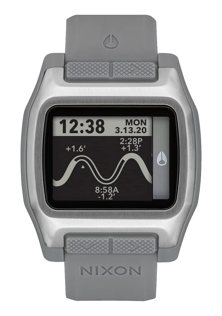 Часы NIXON унисекс High Tide High Tide часы ударопрочные удобные цифровые мужские женские (Серый)