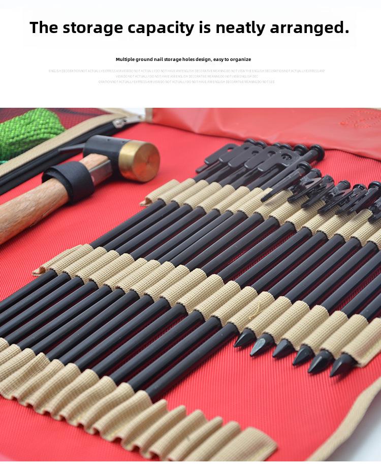 Large Outdoor Camping Tool Bag for Tent Canopy and Hammer Storage