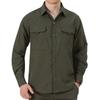 Outdoor Military Long-sleeved Shirt Lapel Cardigan Shirt Spring and Summer Pocket Thin Shirt Men's Work Clothes