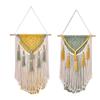 Colorful Handwoven Cotton Rope Tassels Wall Hanging Tapestry for Home Decoration Living Room or Bedroom Wall Pendant