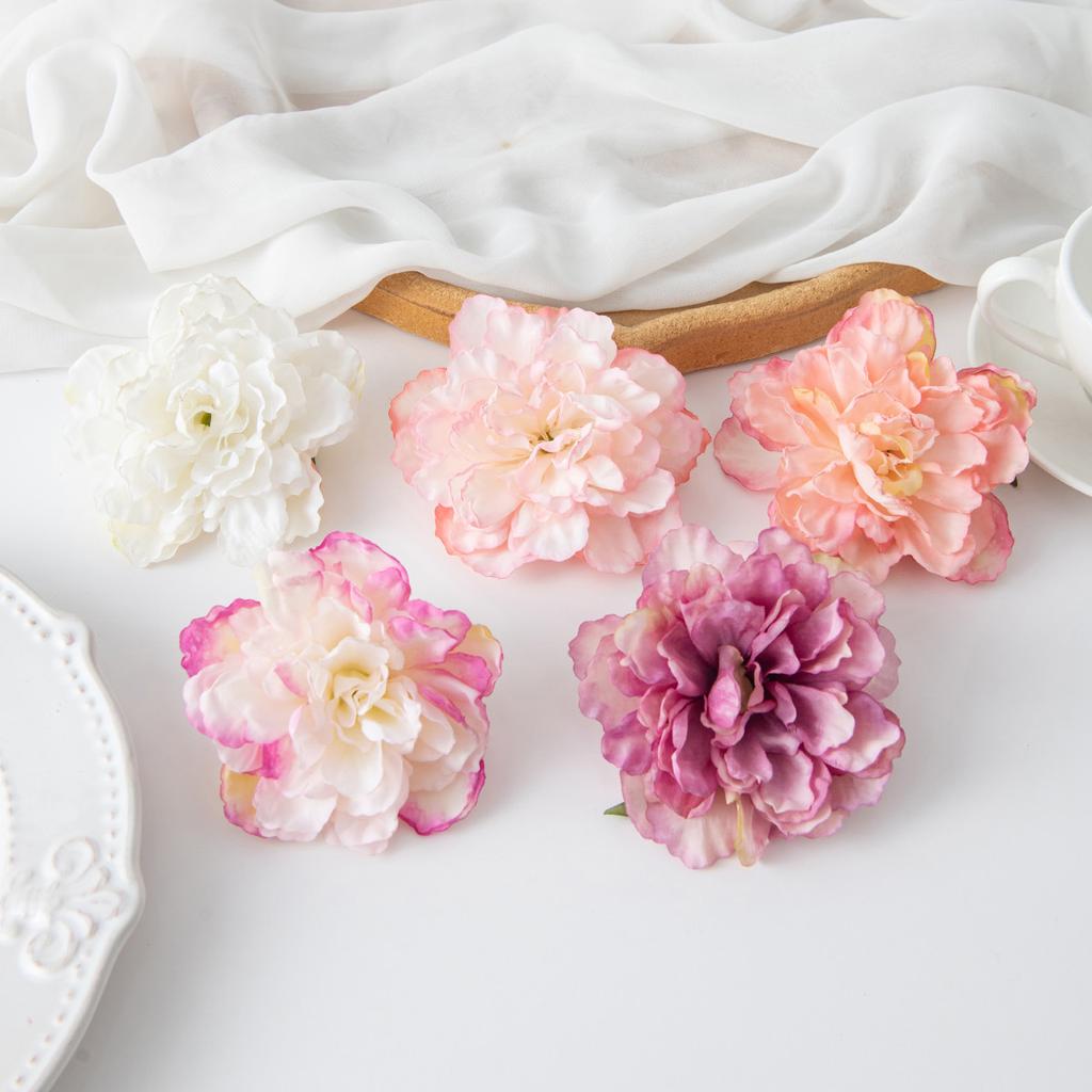 5/10pcs Artificial Flowers PeonyWedding Bridal Party Valentine's Home Decora garden arches party Diy Gifts Hot sales Flowerhead