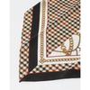 Daks Ivory Chain Print Petit Triangle Scarf   Ring Set Dcsc4e824iv