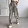 Women's Explosive Striped Casual Trousers Straight Legs