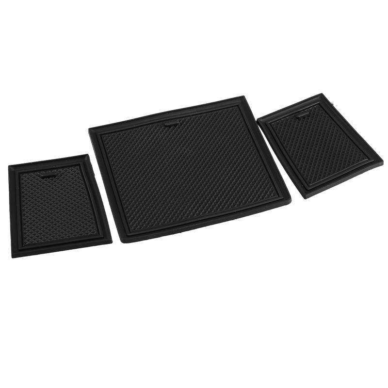 LHD Car Center Console Armrest Storage Box Organizer Holder Organize Tray Black Fit for Hyundai Kona 2024
