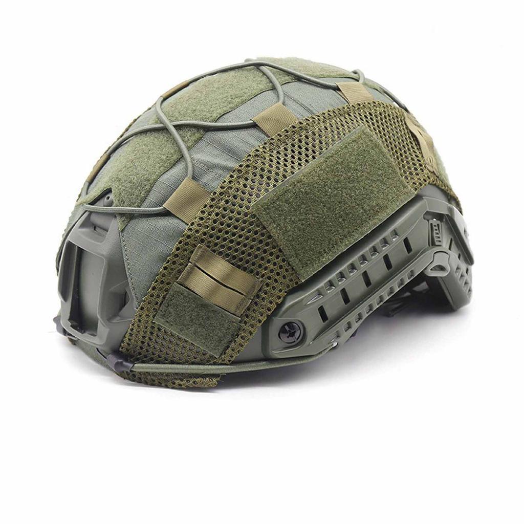 Camouflage Helmet Cover, Upgraded Outdoor Military Helmet Accessory, Hunting, Airsoft, Paintball Helmet Protective Gear
