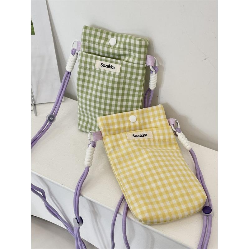 Новая сетчатая сумка для телефона Разные сумки для хранения Сумка для ключей и карточек Кошелек для монет Сумка через плечо для девочек Сумки через плечо Чехол для телефона