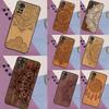 Mandala Floral Wood Phone Case For Xiaomi Redmi Note 12 12S 12C 13C 10 10C 10A 9 9C 10S 11S 11 Pro Soft Cover