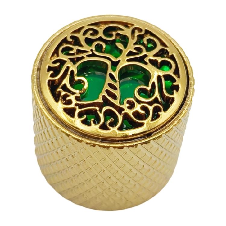 Tree Pattern Potentiometer Control Knob 6mm Shaft Hole Amplifier Knob Metal Electric Guitar Knobs Easy to Install
