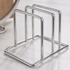 Space Saving Cutting Board Holder Stainless Steel Chopping Board Organizer Pot Lid Stand Bakeware
