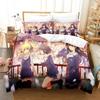 Anime Saekano Megumi Eriri Bedding Set Boys Girls Twin Queen Size Duvet Cover Pillowcase Bed Boys Adult Home Textileextile
