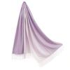 70th Birthday Cashmere and Silk Gradient Gift Boxed [Pashmina Collection] Gift, Stole, Lavender, 45x180cm,