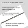 Wiertło bardzo długie 10,2x265 mm. din1869. hss. wiertła do metalu.