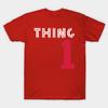 Модная футболка унисекс с принтом Thing 1 Большие размеры XS-6XL Футболка 100% Хлопок Топы С круглым вырезом Короткий рукав Футболки