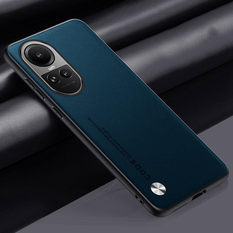 Роскошный чехол из искусственной кожи для OPPO Reno 10 Pro 5G, задняя крышка, силиконовый противоударный защитный чехол для телефона для OPPO Reno10 Pro 10Pro