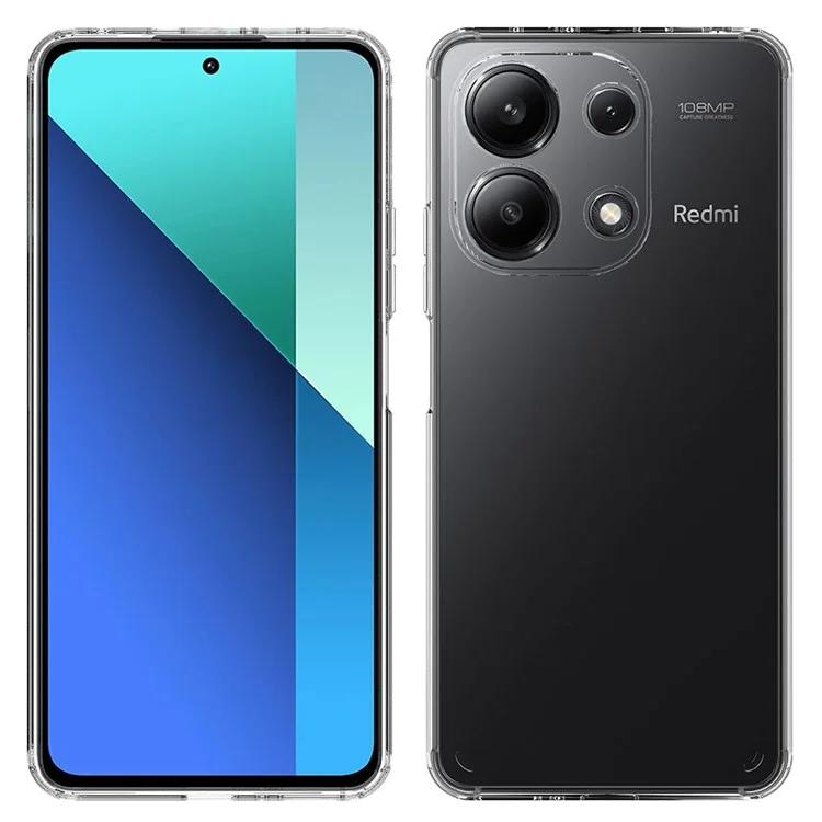 Для Xiaomi Redmi Note 13 4G Чехол Устойчивый к царапинам ТПУ+Акрил Прозрачный Чехол для телефона