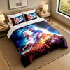 3Pcs Bedding SetLamine Yamal Soft Bed Sheet and Two Pillowcases Home Bedroom Decor