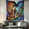 How to Train Your Dragon Wall Tapestry Aesthetic Wall Hanging Printed Fabric Blanket Decorative Tapestries for Bedroom Living Room Home Decor