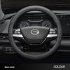 Чехол на руль из кожи Наппа для GAC AION Y Plus 2024 - Совместим с Smax, S Mei, 580, Splus, Ультратонкий дизайн.