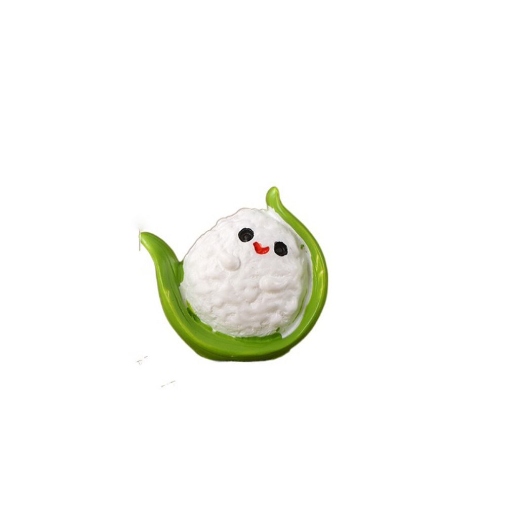 Resin Crafts Cute Zongzi Miniatures Handmade Micro Landscape Ornaments Bonsai Decor