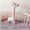 Мягкая хлопковая подушка для сна в виде чучела жирафа для детского комфорта