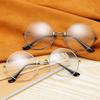 Literary glasses retro round flat glasses glasses frame metal alloy myopia prince glasses men's frame women's tide