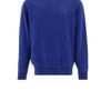 Polo Ralph Lauren FW22 Однотонный свитер с круглым вырезом и длинным рукавом, мужская толстовка, синяя 710766772036HARRISONBLUE