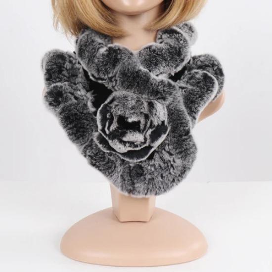 Новые женские зимние наборы шапка и шарф из натурального теплого меха кролика рекс, вязаные шапки и шарфы из натурального меха, муфта