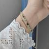 Элегантные корейские браслеты со стразами, золотой цвет, браслет с подвесками для женщин, модные ювелирные аксессуары, вечерние