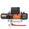 Electric Winch, 5400 kg Load Capacity, 12V DC Truck Winch with 9.1 mm x 23 m Synthetic Rope, Wireless & Wired Remote Control, IP55 Waterproof for