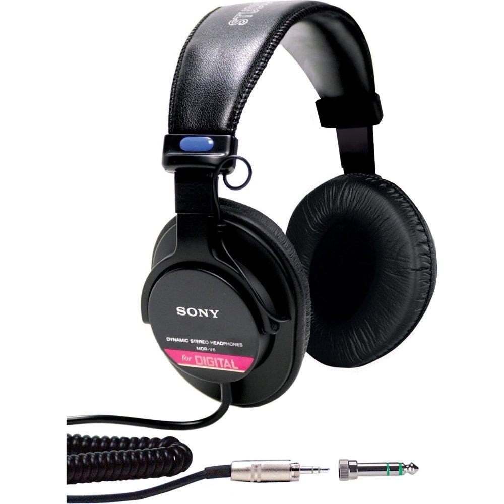 SONY Studio Headphones released in MDR-V6 (Not Japan)