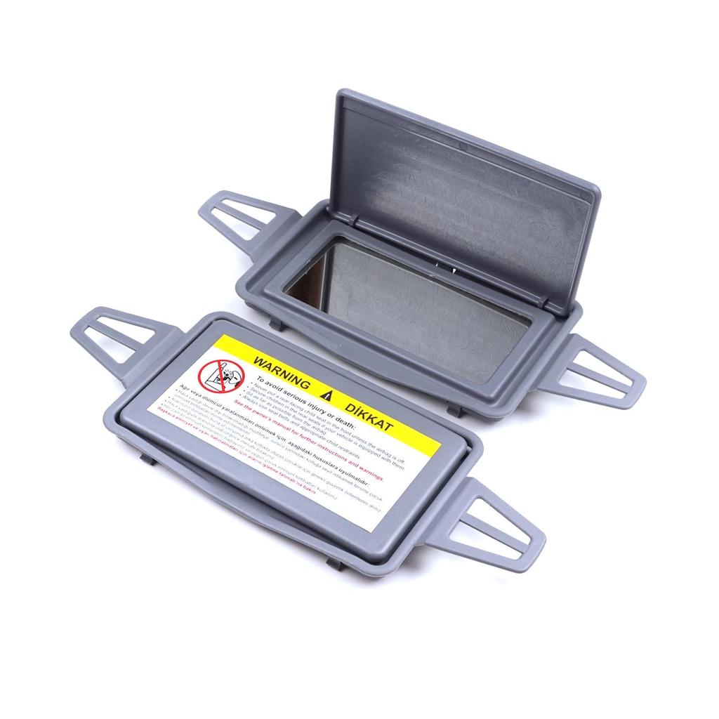 BDP182-1, 2 шт., козырек от солнца, косметический чехол для зеркала и зеркало, серый для Mercedes W210 W211 21081025101A21 2118100410