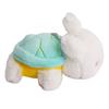 Plush Pendant Soft Cute Stuffed Bunny with Turtle Shell for Keychain Backpack Decoration