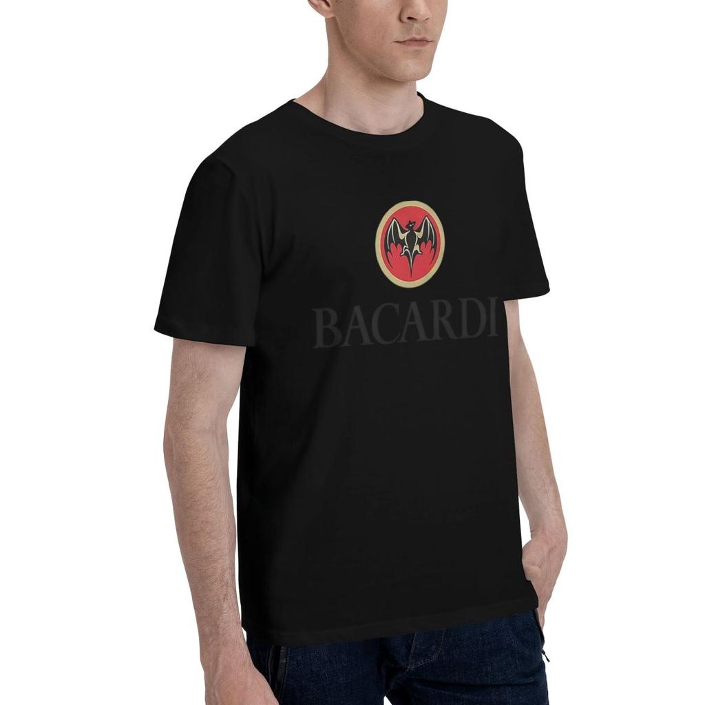 Bacardi Rum Logo 100 Cotton Casual Breathable Confortable Man Football Shirts 2025 Men TShirt