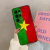 Burkina Faso Flag Case For Samsung Galaxy S25 Ultra S20 S21 S22 S24 S23 Ultra S9 S10 Plus S25 FE Cover Coque