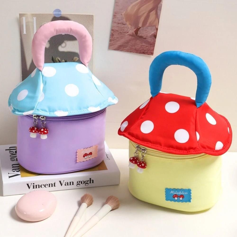 Multifunctional Handheld Cosmetic Case Large Capacity Toiletry Bag Kawaii Cute Makeup Bag Outdoor