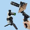 22X Phone Telephoto Lens Kit with Phone Holder Lens Clip Eyecap Cleaning Cloth Mini Tripod for