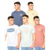 Crosshatch Mens Tryplex Cotton T-Shirt (Pack of 5)