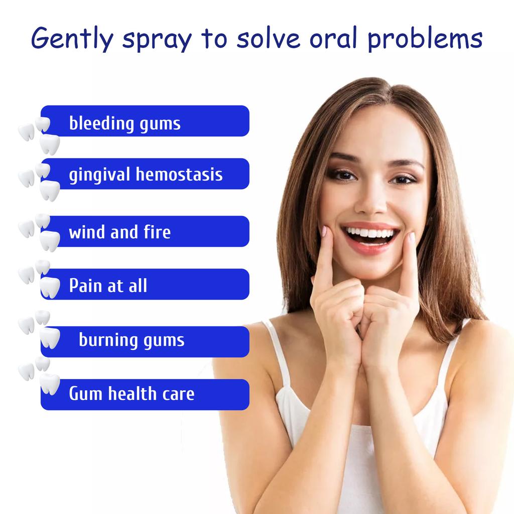 SOUTH MOON Breath Freshener Spray Teeth Whitening Fresh Breath Gentle Whitening Oral Spray Portable