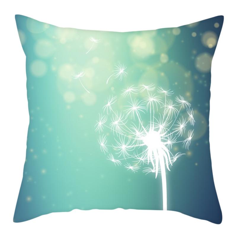 Чехол для подушки с принтом одуванчика, романтический чехол для подушки, домашний диван, украшение, подушка, чехол для подушки