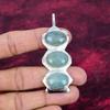 Aquamarine Gemstone Pendant, 925 Solid Sterling Silver Pendant Jewelry, Handmade Antique Jewelry Gift For Mother