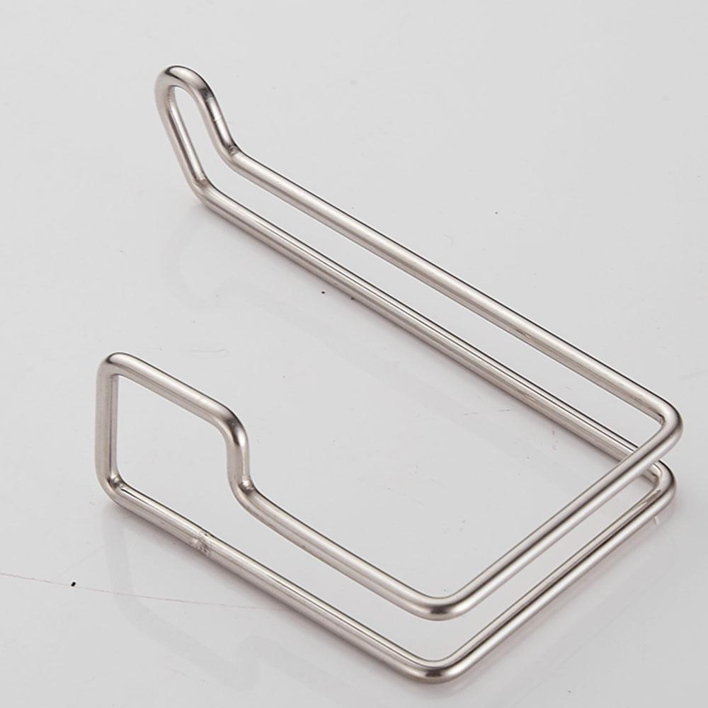 Многократно моющийся многоразовый держатель для салфеток из нержавеющей стали без перфорации без остатков клея