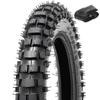 PaoWin 47J Motorcycle Tire Thick TR4 Suitable for 1-Piece Set, 3.00-12 Tire, TT, 3.00-12 80/100-12 + 3.00/3.50-12 Tube, Wall, Valve, 80-100-12 Tire,